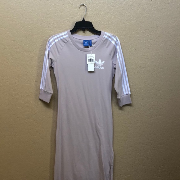 Adidas 3 Stripes Midi Dress - Picture 4 of 5